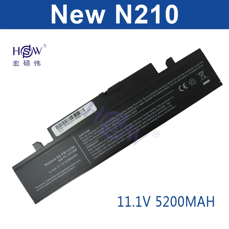HSW Аккумулятор для ноутбука Samsung AA PB1VC6B PL1VC6B/E N210 N220 11 NB30 Pro/Touch JA02 Mito X420 Aura SU2700 Aven|laptop