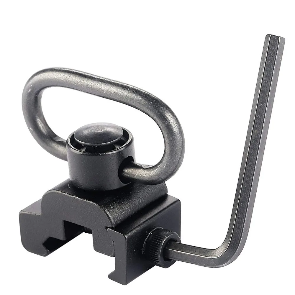 Крепление для прицела UniqueFire Quick Release отсоединяющийся Слинг поворотный тактический военный петля с 20 мм Рельсом Пикатинни для