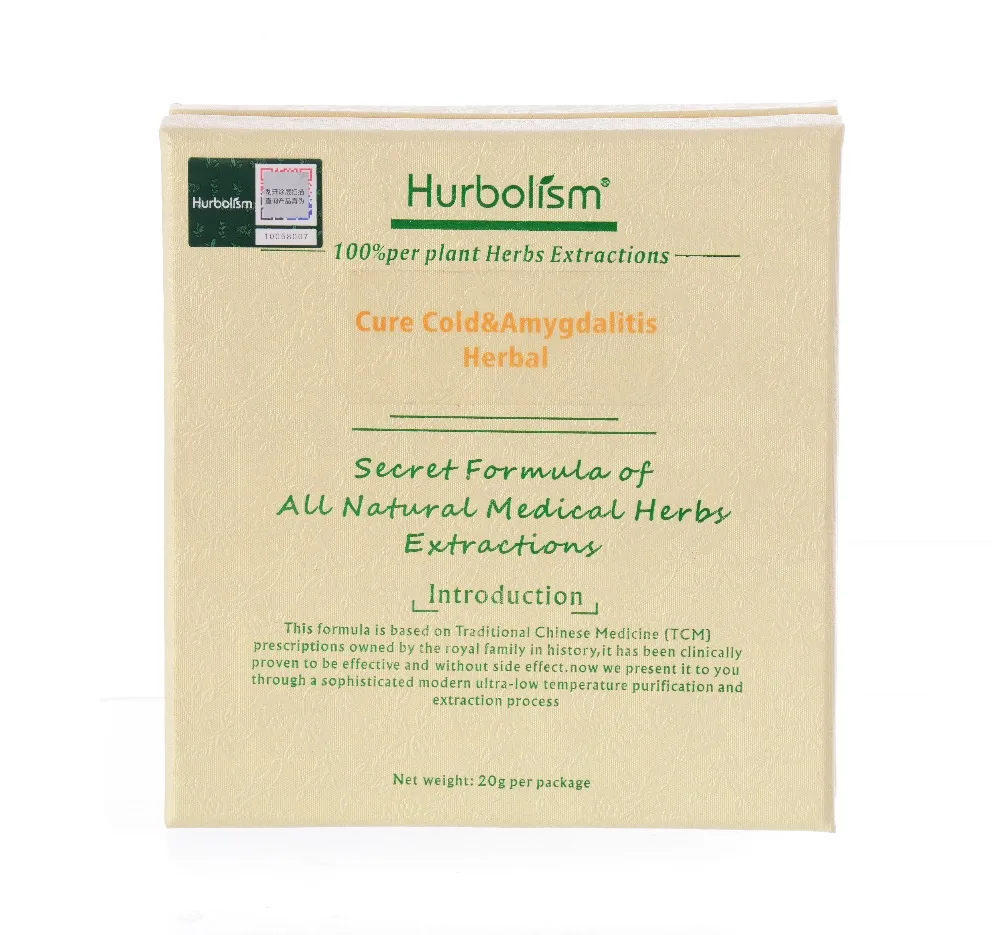 Hurbolism yeni güncelleme soğuk algınlığı ve Amygdalitis bitkisel ilaç tozu tedavi soğuk, boğaz ağrısı, ateş, kas ağrısı, durdurma öksürük