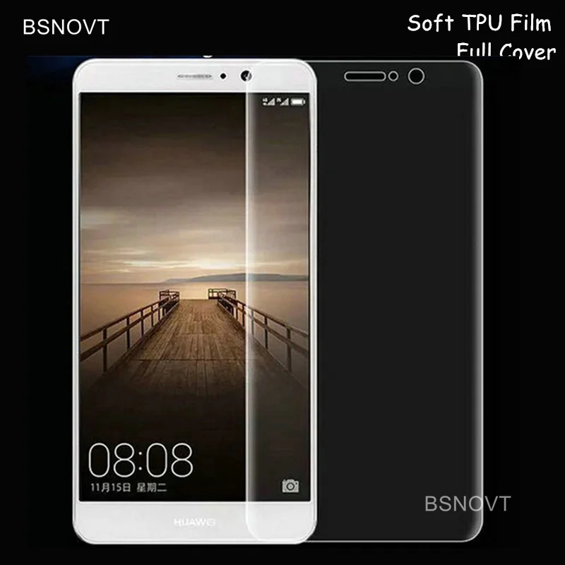 2 шт полное покрытие экрана Защитная пленка Huawei Mate 9 из мягкого ТПУ для телефона