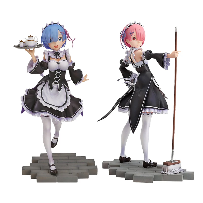 HEYZO 22 см relife в другом мире от Zero Rem Ram re zero ПВХ Фигурки Аниме игрушечные подарки для