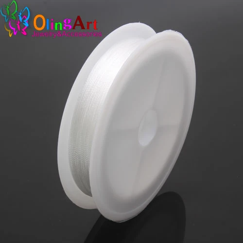 White 044 OlingArt 0,3/0,5/0,7/1,0 мм микс разноцветных вариантов нейлоновой нитью производственная линия/Оборудование для провода/веревка колье, серьги, браслет и ожерелье ювелирных изделий - Цвет: White 044