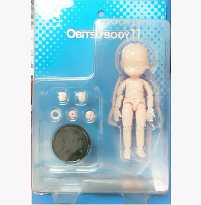 Q version of the cartoon art sketch doll model human body joint moving ferrite Stick a wooden man with plastic | Игрушки и хобби