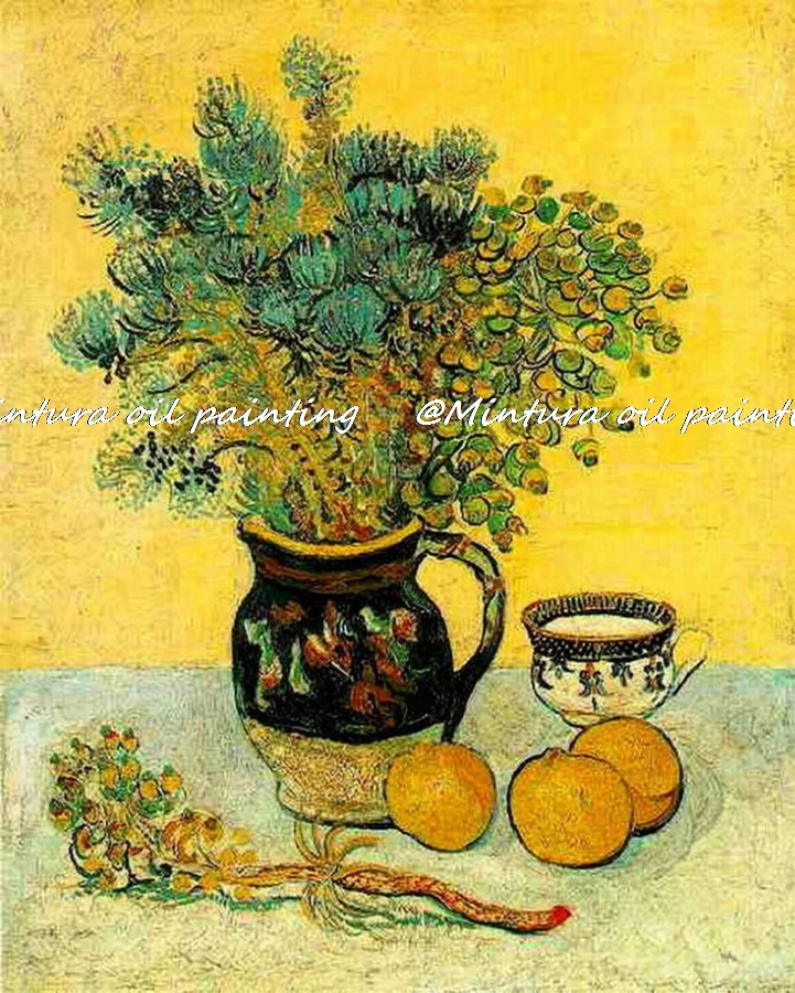 Majolica кувшин с дикими цветами Винсента Ван Гога ручная работа Репродукция картина масляными красками на холсте настенное искусство для украшения дома