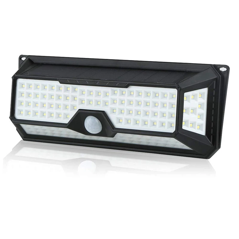 

136 LED Solar Powered Light 3 Modes Motion Sensor Solar Wall Lamp Outdoor Waterproof Energy Saving Garden Yard lamp