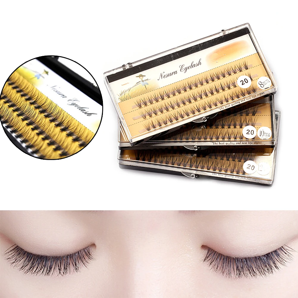 Черные Мягкие Накладные ресницы 6 14 мм Искусственные из норки|individual eyelash extension|eyelash