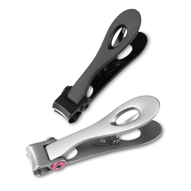 1 шт. черные и Серебристые маленькие кусачки для ногтей из нержавеющей стали