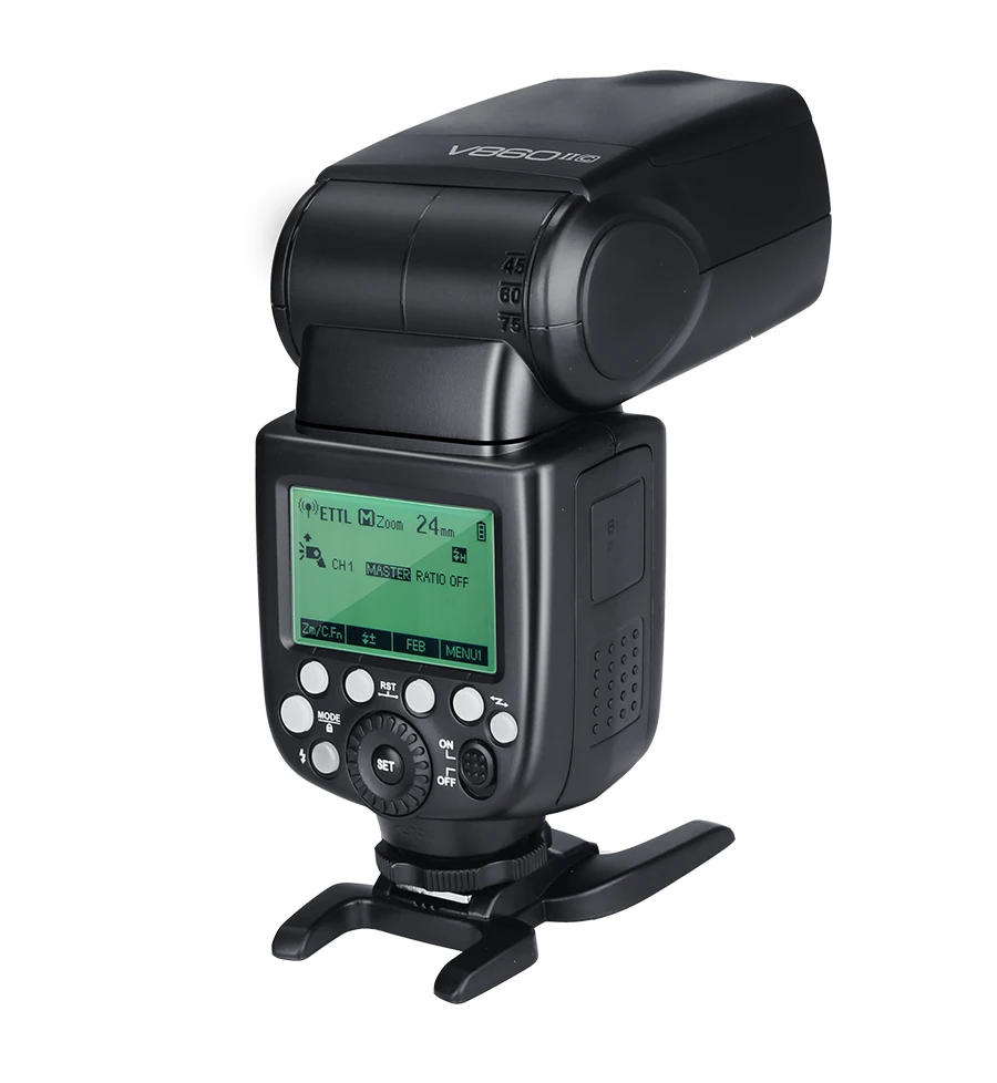 Вспышка Godox Ving V860II C/N/S/F/O E TTL HSS 1/8000 Speedlite для Canon Nikon Sony DSLR без зеркального