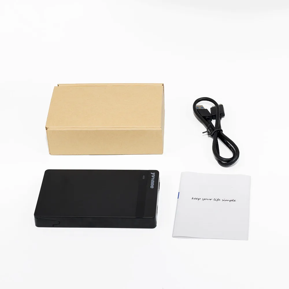 Yvonne HDD корпус 2 5 SATA к USB 3 0 адаптер для SSD жесткие диски с кабель|Корпус жесткого