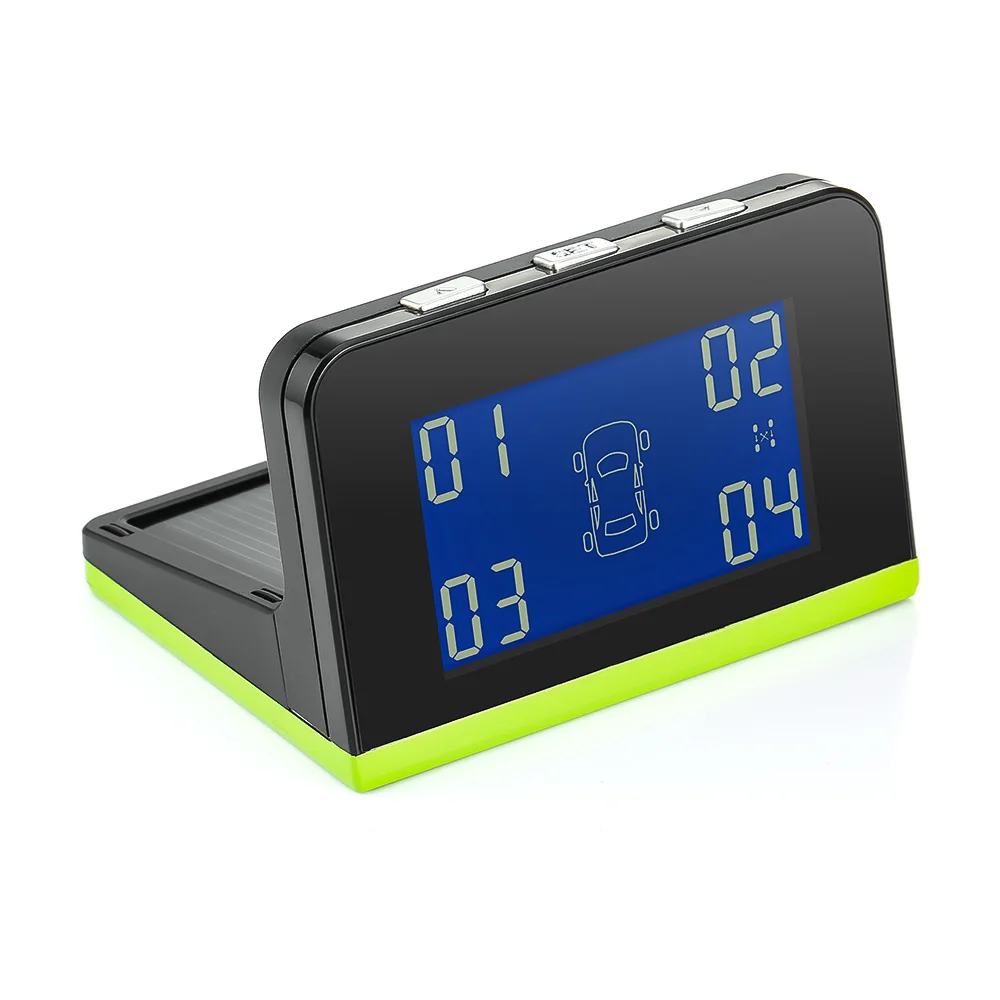 Солнечная мощность USB TPMS автомобильная система контроля давления в шинах 4 внешних внутренних датчика автоматическая система охранной сигнализации s давление в шинах