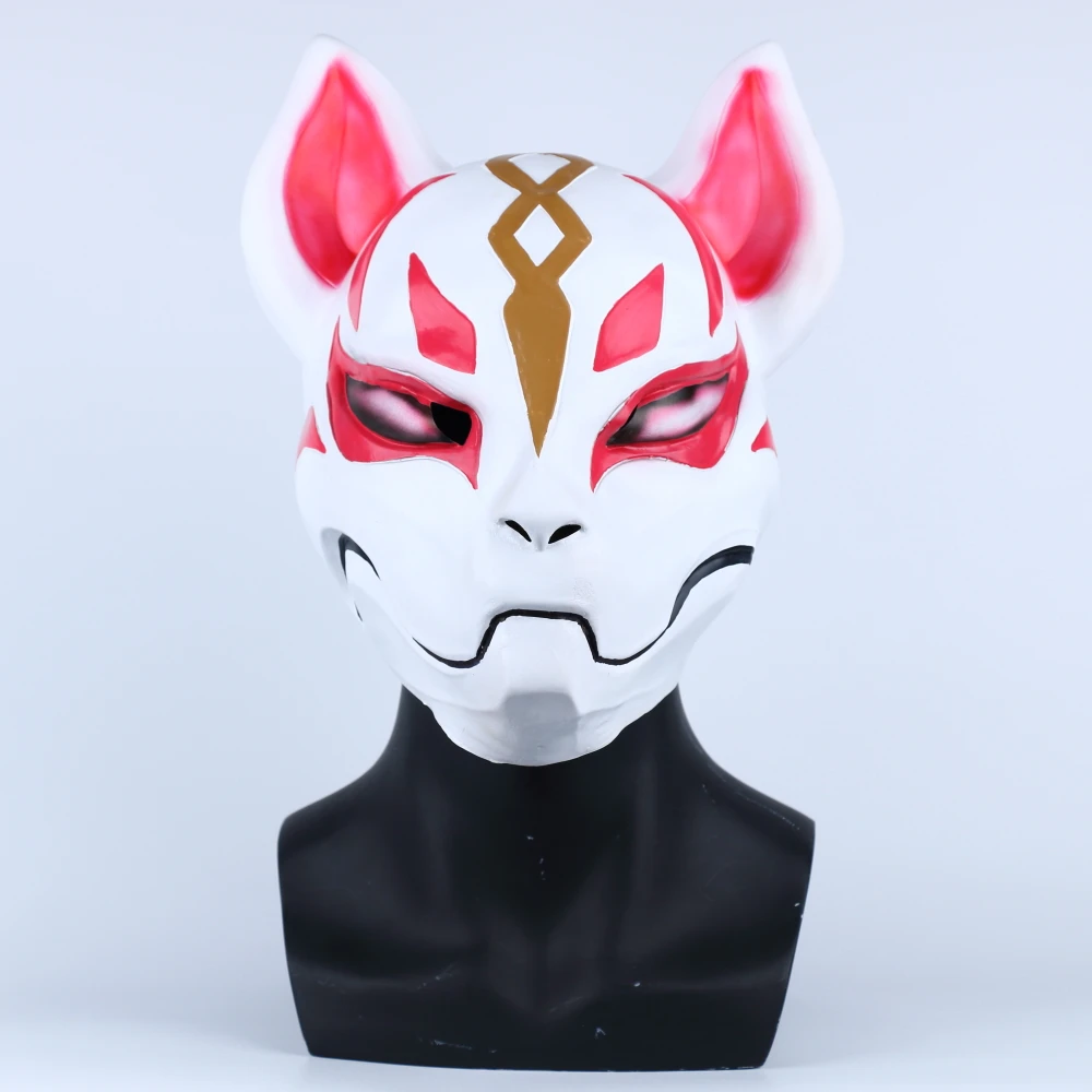 2018 игра дрейф косплей маска для лица лиса kitsune животное полная голова взрослых