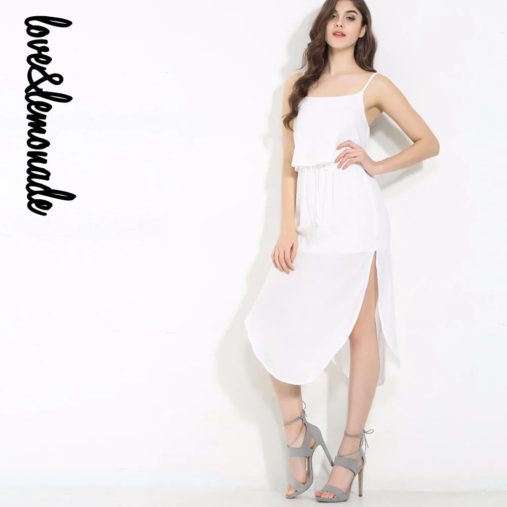 Love & Lemonade телесного цвета печатных листьев лотоса Повседневное платье TB 10133|casual