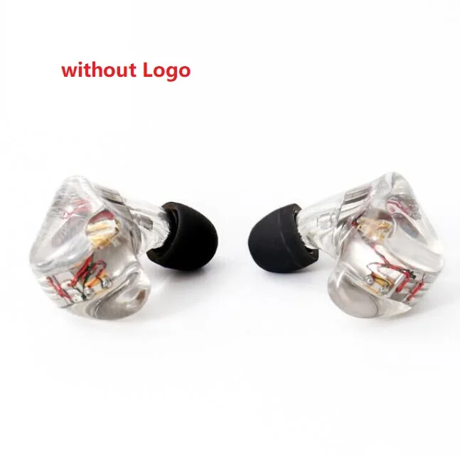 without logo Moondrop A8 8BA наушники-вкладыши 8 водителей на ухо HIFI наушники высокого класса - Цвет: without logo
