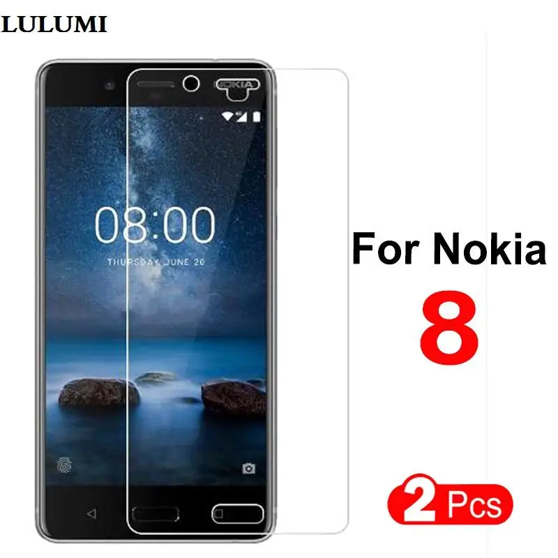 

2 шт. 2.5D 0,26 мм 9H Премиум Закаленное стекло для Nokia 8 Защитная пленка для Nokia8 покрытие Nokia 8 Стекло