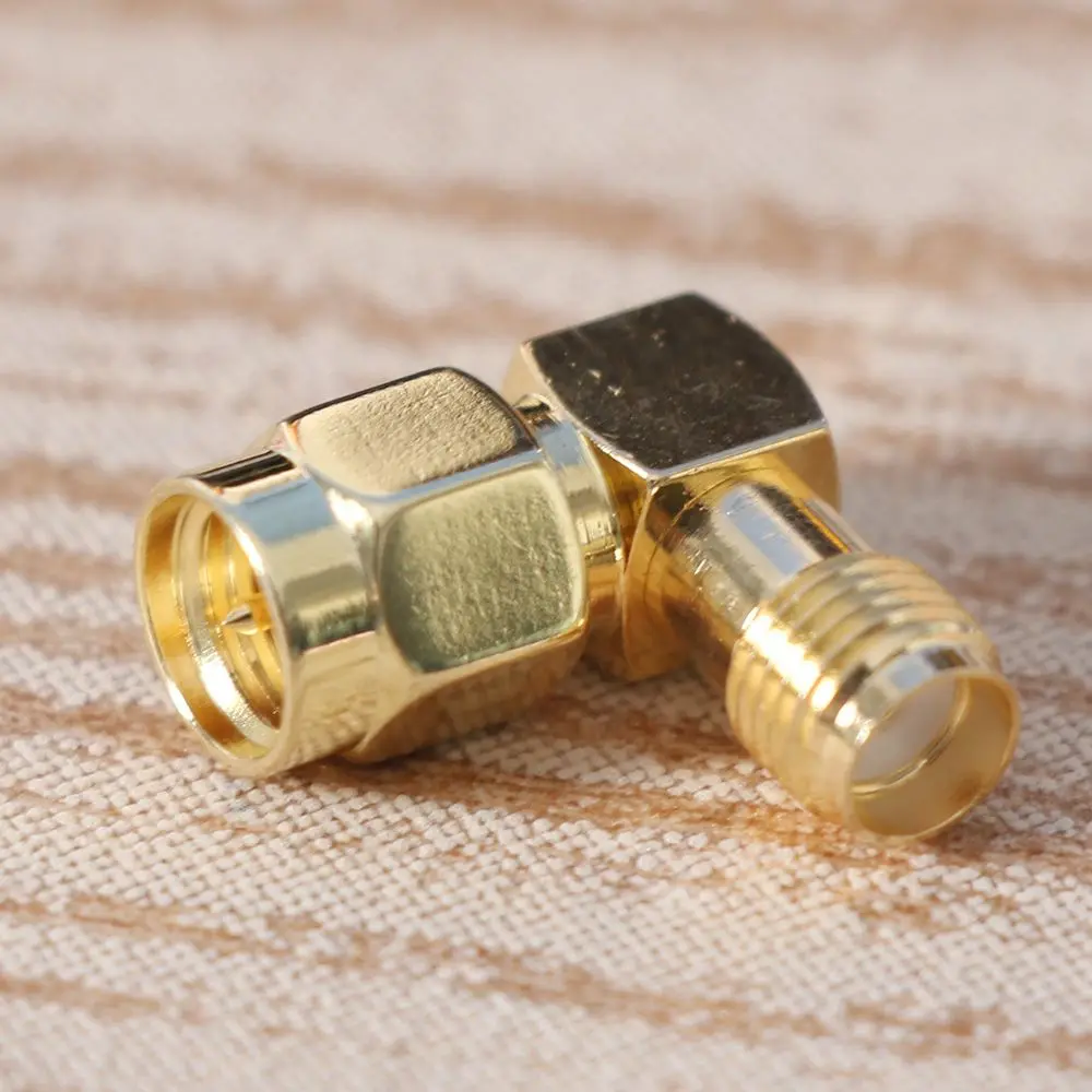 

1 шт., L-образный адаптер, разъем SMA папа-SMA гнездо, RF адаптер, разъем, 90 градусов, прямой угол, Прямая поставка