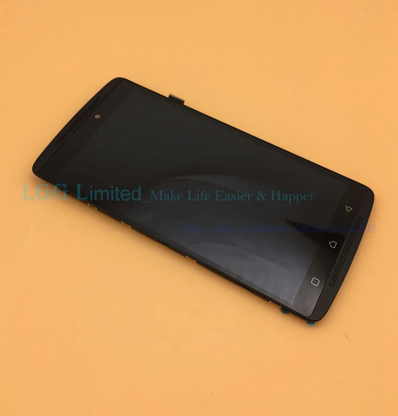 Original For Lenovo K4 NOTE A7010 LCD Display Touch Screen Panel Assembly with frame for k4 note Lcd Digitizer repalcement | Мобильные