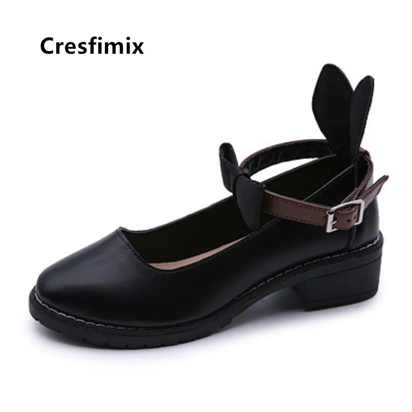 Cresfimix/Женская обувь из искусственной кожи на плоской платформе в стиле ретро Цвет