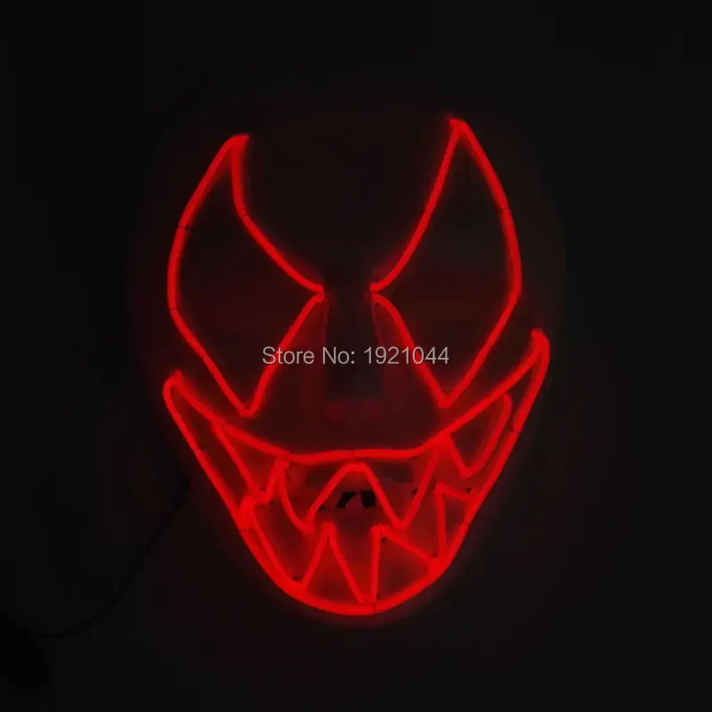 Высокая класс 10 цветов в наличии светодиодный неон холодный светильник маски EL