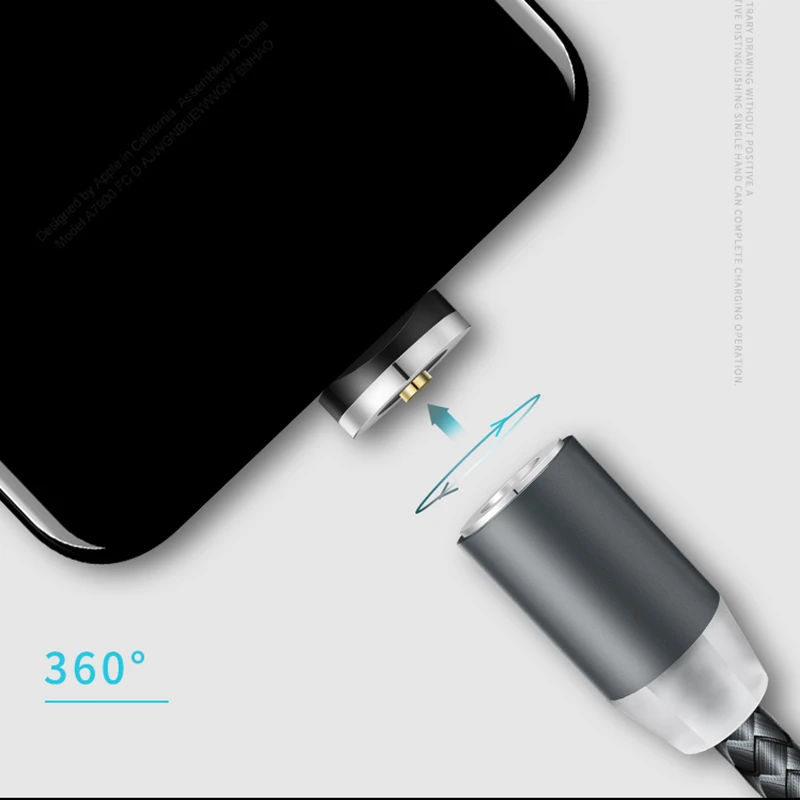 Магнитный зарядный кабель Micro USB для мобильного телефона Android Huawei Y7 P Smart 2019 Honor 8X 8A 8S