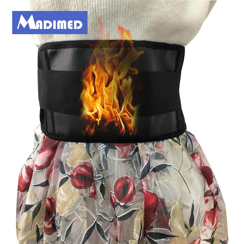 

MADIMED Tourmaline Magnetic Therapy Self-Teating Waist Support Back Support Waist Brace Support Waist Magnetic Therapy Belt