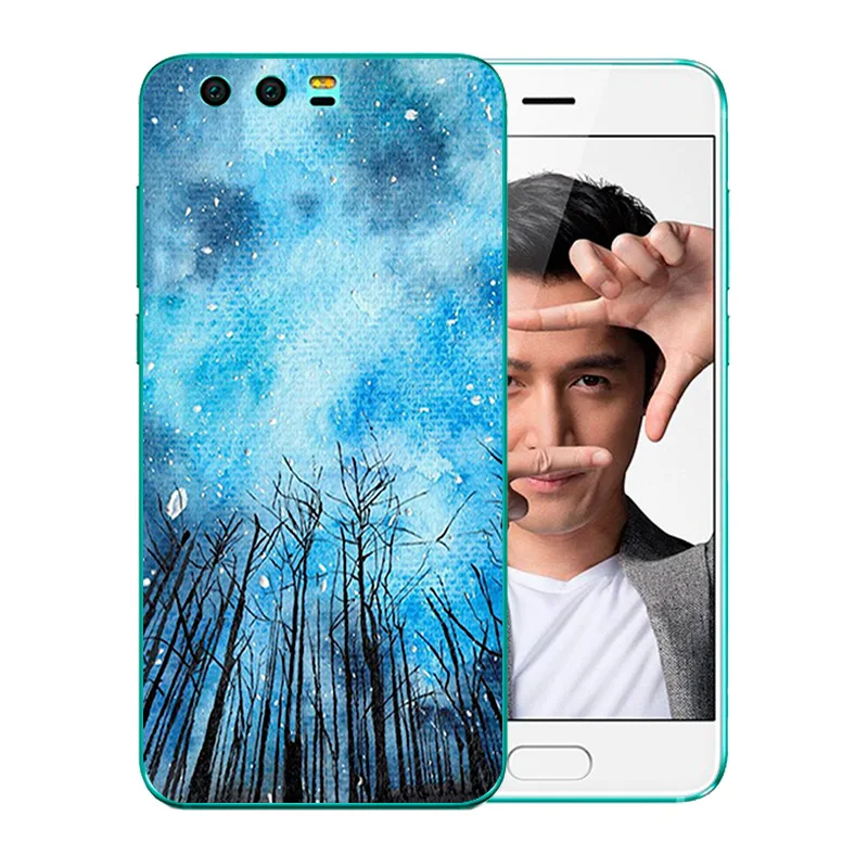 Чехол для телефона 5 15 дюйма Huawei Honor 9 задняя крышка высокого качества с узором