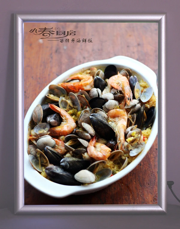 Ресторан супер тонкий 18 мм алюминиевый LED освещенное меню доски Lightbox