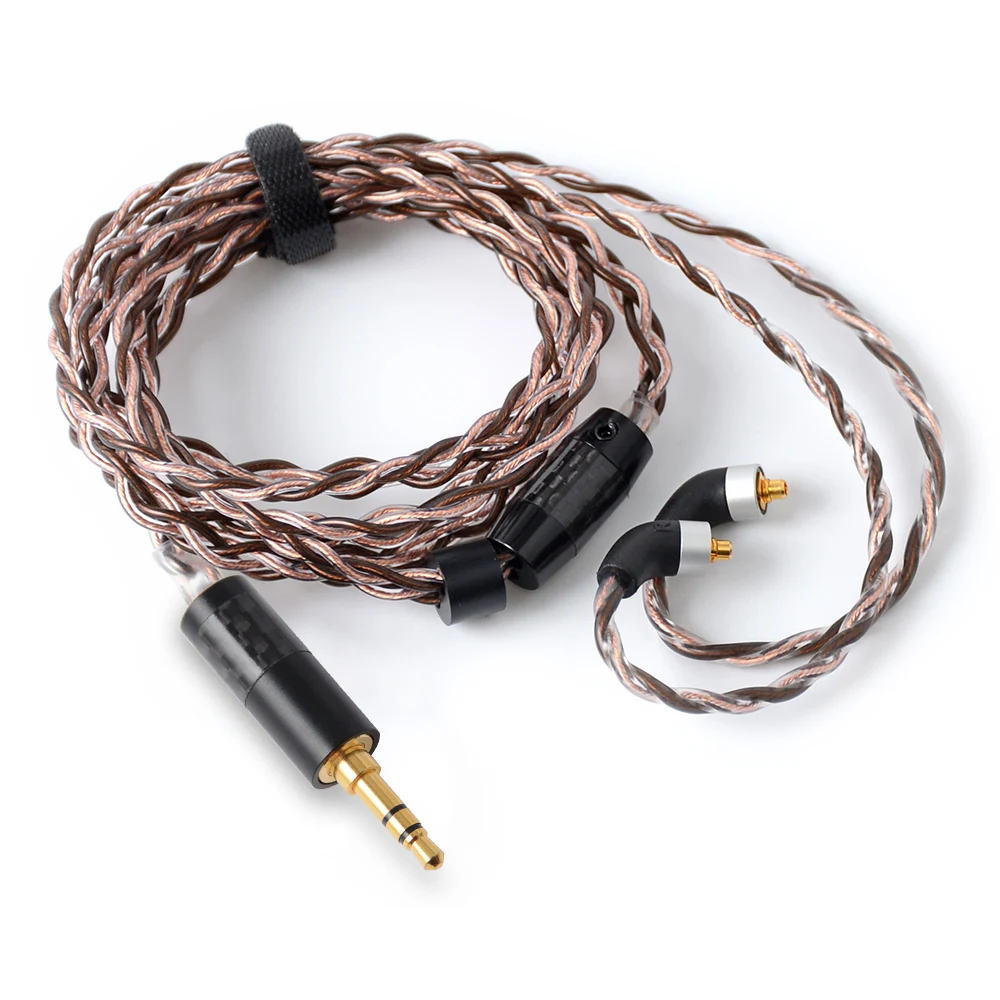 High-end nicehck 3,5/2,5/4,4 мм сбалансированный интерфейсом MMCX отсоединяется, 7N upocc кабель для SE846 UE900 LZ A6 nicehck M6/EBX/NK10 MMCX кабель