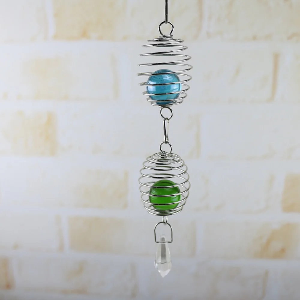 Ветряные куранты Спиннер спиральные вращающиеся Windchime ремесла церковь двора