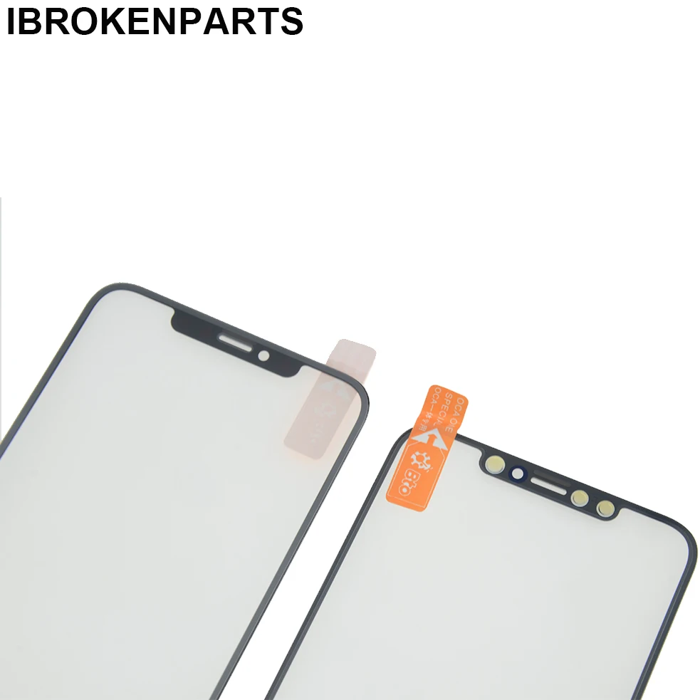 2PCS Black LCD Touch Screen Front Glass Lens Replacement for iPhone X XR XS Max Outer with OCA Adhesive Film | Мобильные телефоны и