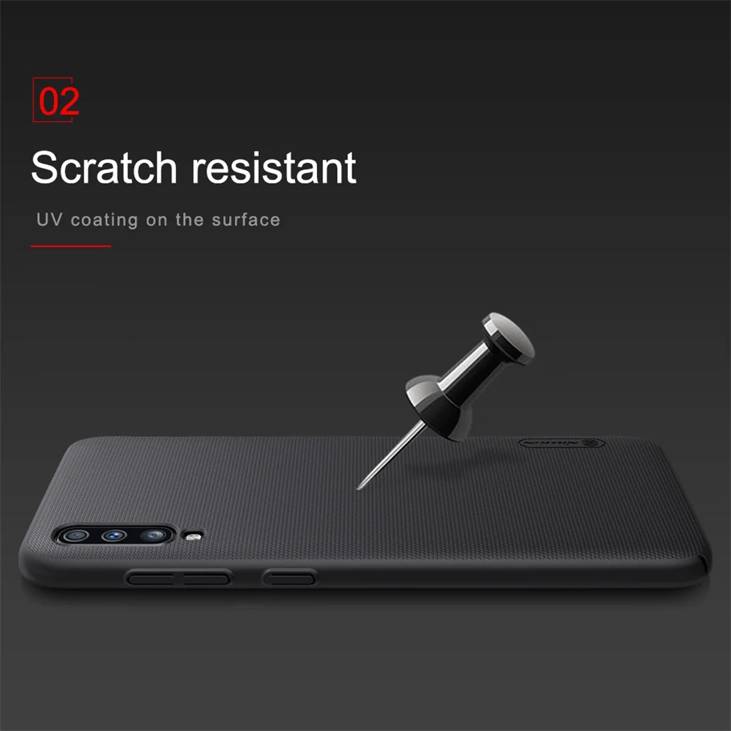 Чехол для samsung Galaxy A70, чехол для телефона Nillkin, суперматовый защитный жесткий чехол из поликарбоната для samsung Galaxy A70, Подарочный держатель для телефона