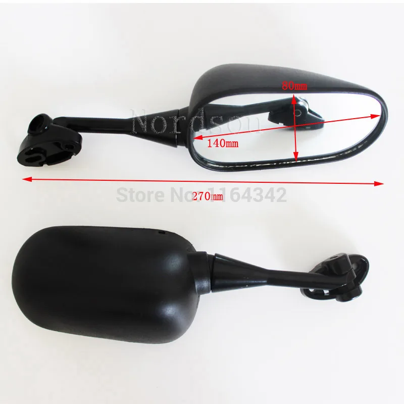 2 шт. черный мотоцикл заднего вида Зеркала для Honda CBR600RR 2003 2004 2005 2006 2007 2008 2009 2010 2011