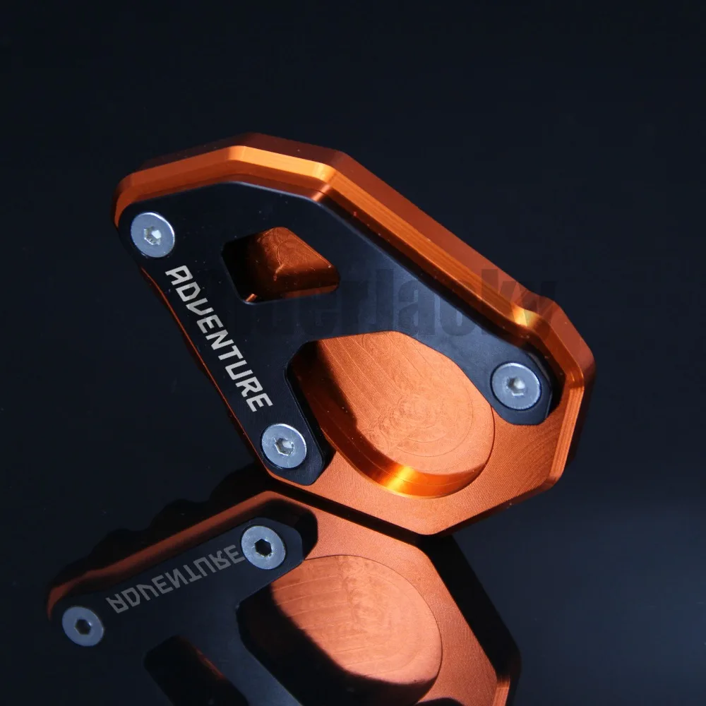 Оранжевая CNC алюминиевая подставка для мотоцикла боковая KTM 1050 1090 1190 1290 Adventure / super