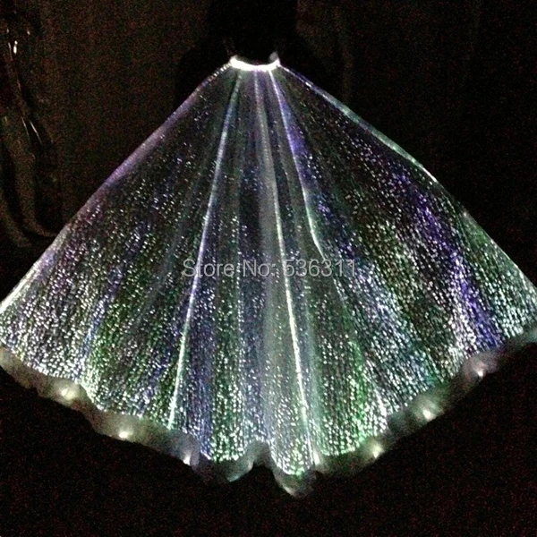 2017 LED сексуальные костюмы Модные Крылья для живота крылья танца Светящиеся