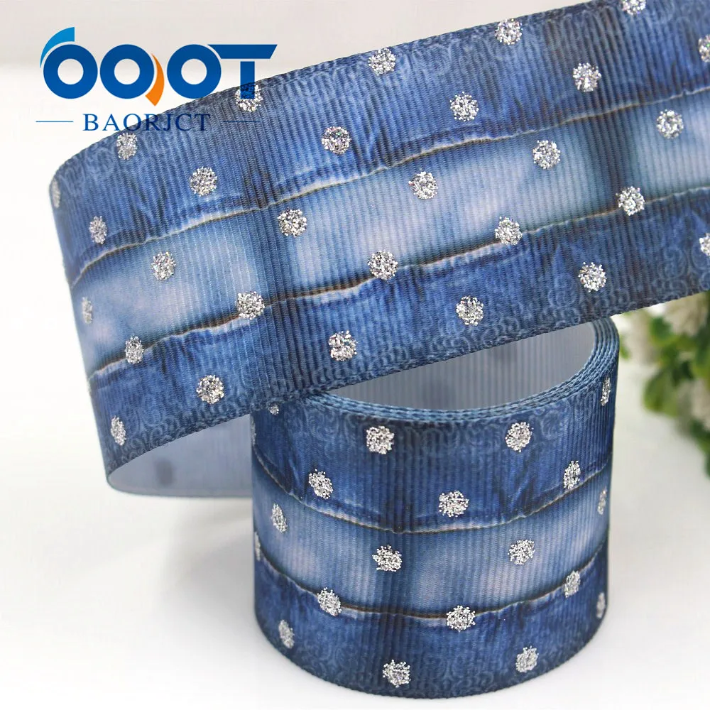 OOOT BAORJCT ленты для мультфильмов 38 мм 10 ярдов с термопередачей напечатанные grosgrain