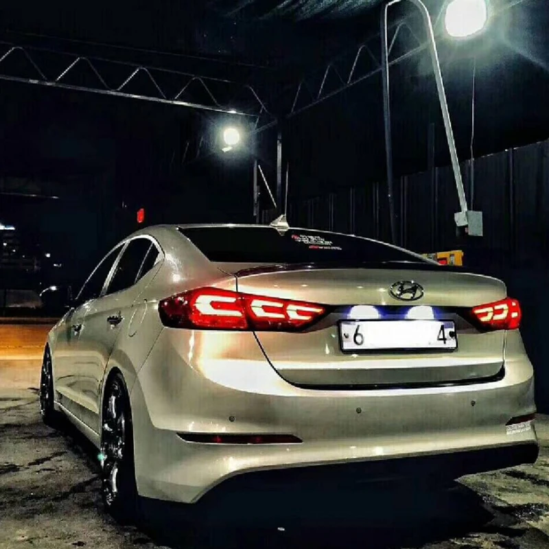 Новый продукт задний фонарь для Hyundai Elantra 2017 2018 светодиодный сигнал DRL фонарь|Фара