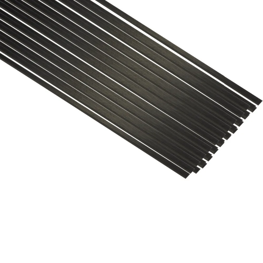 5pcs/lot 1mmx6mmx500mm New Carbon Fiber Strip Flat Bar | Игрушки и хобби