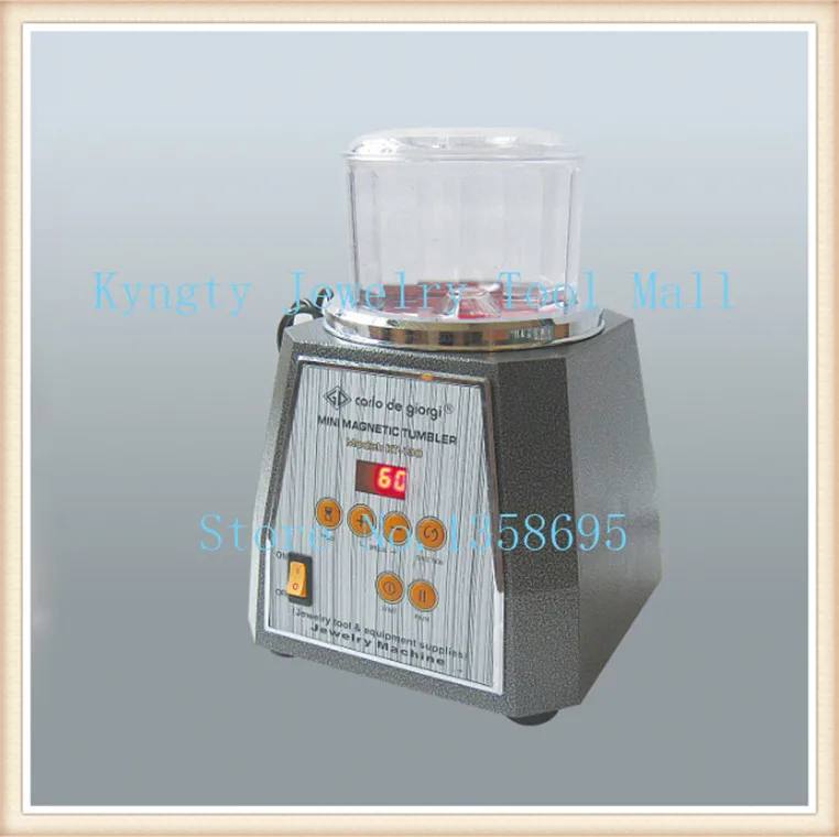 

kt130 magnetic tumbler 250w Jewelry Polisher Super Finishing Machine