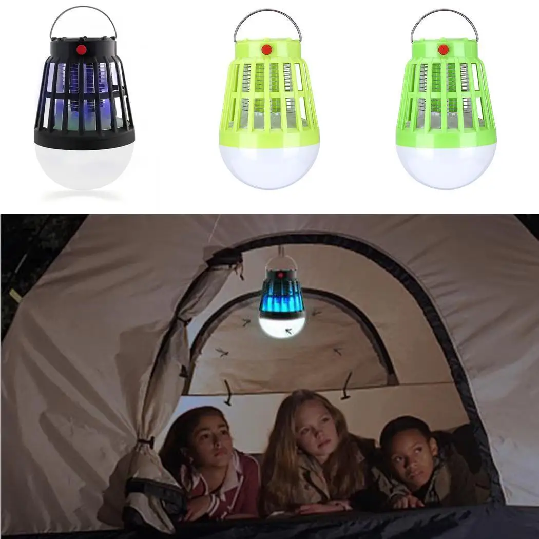 Светодиодный Солнечный убийца насекомых комаров Кемпинг ночь супер легкий и