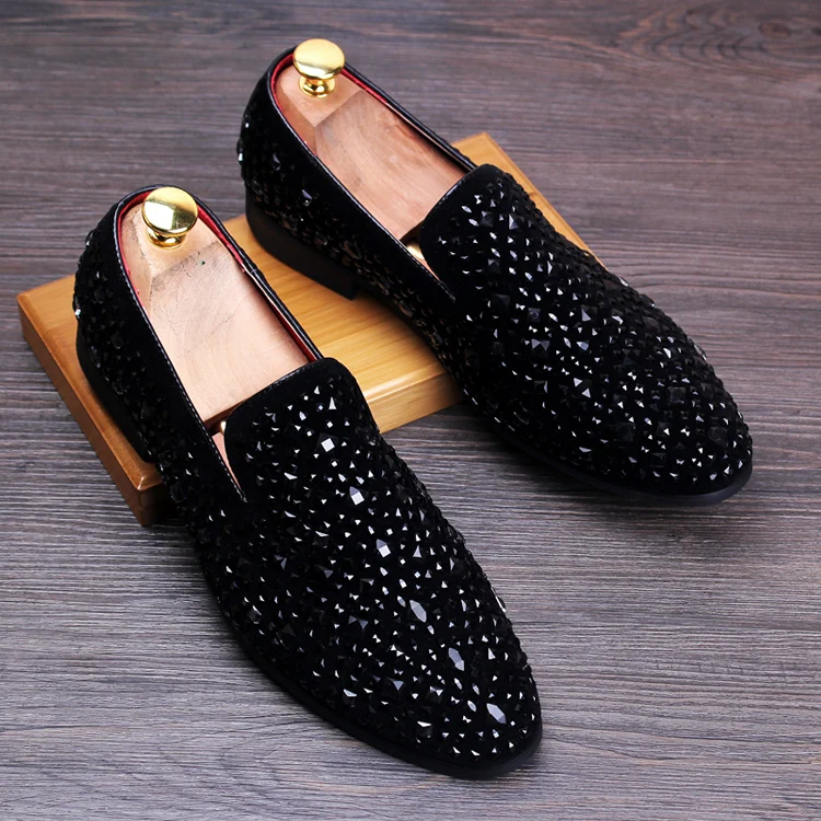 New 2017 Men Red Bottom Shoes Velvet Casual Rivets Slip On Flat Driving Mocassin Walking Size 39-45 | Обувь
