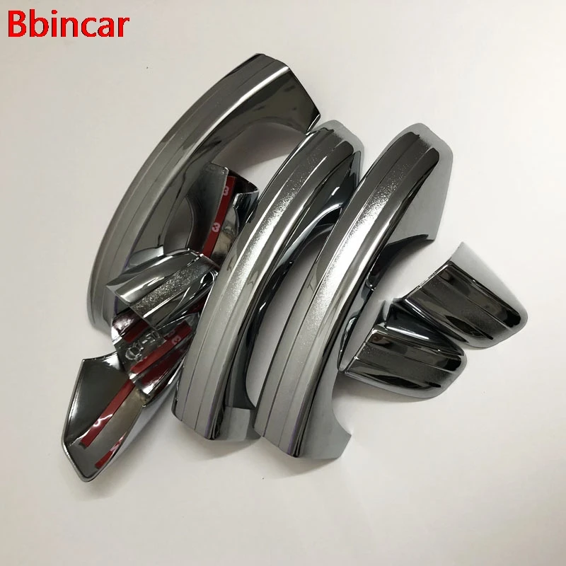 Bbincar дизайн экстерьера автомобиля ABS Chrome дверные ручки чаши Крышка отделкой рамка