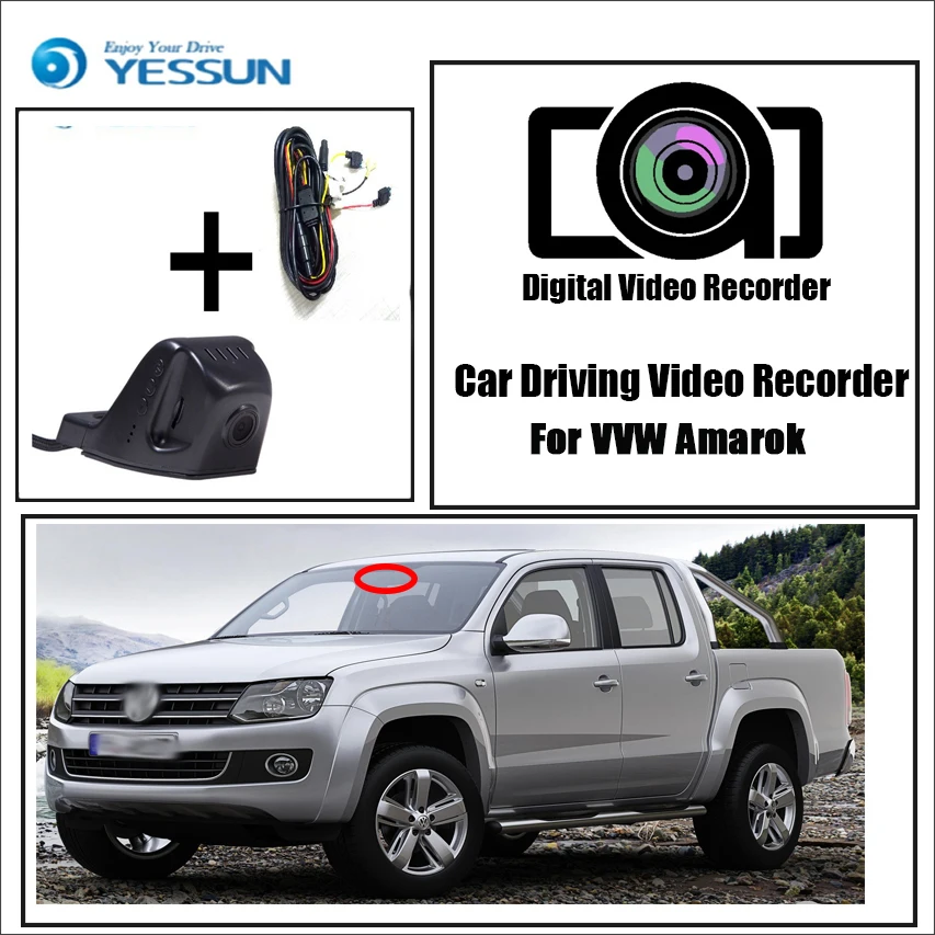 YESSUN для Volkswagen Amarok Автомобильный видеорегистратор Мини Wifi камера вождения видео
