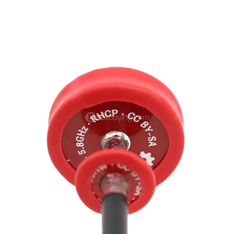 Бесплатная доставка 2 шт. Emax пагода 5 8 ГГц 50 мм RHCP FPV антенна SMA-plug-красный | Игрушки