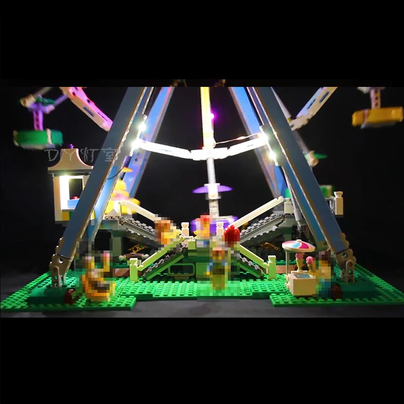 Светодиодный светильник для Lego 10247 строительные блоки кирпичи городская улица