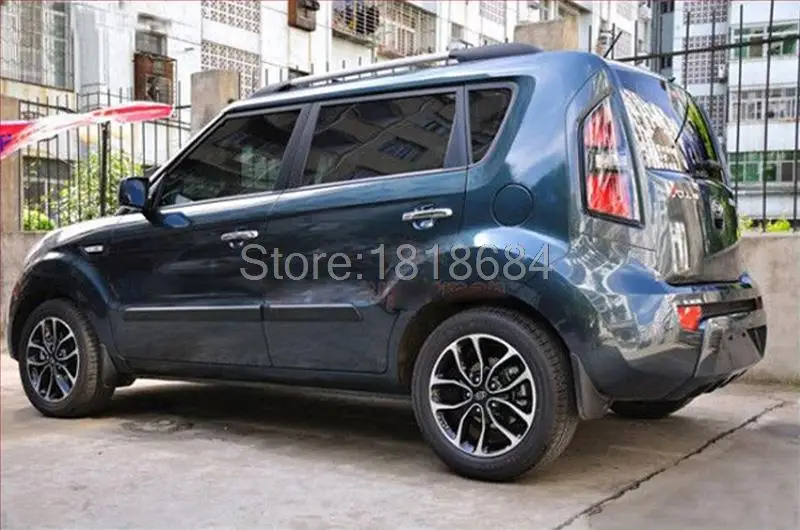 Для KIA Soul 2011 2012 Высокое качество ABS хром пластик внешний боковой протектор дверной