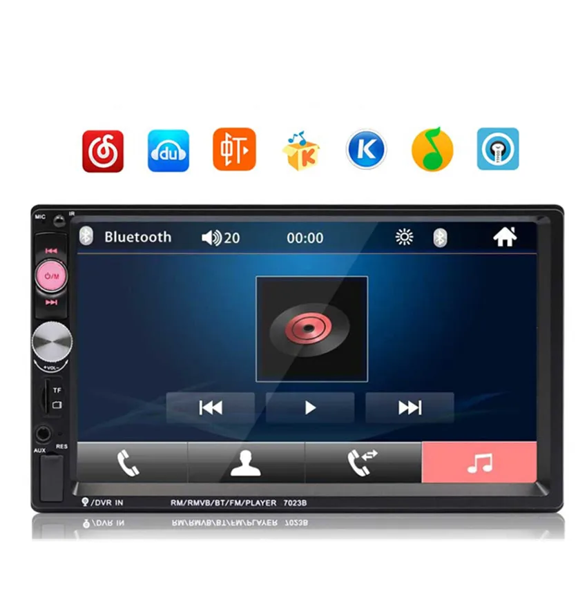 Автомагнитола 2 din с сенсорным экраном MP5 мультимедийный плеер поддержкой Bluetooth 7