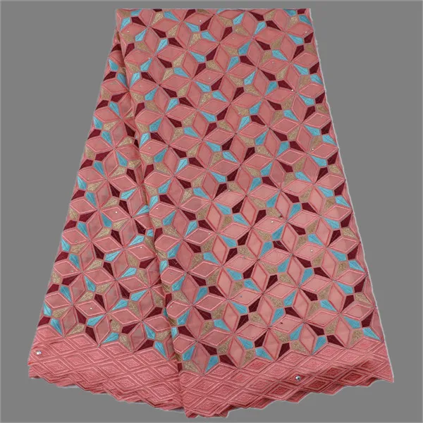 Excellent African apparel material nice wedding lace fabric 5 Yards 100% cotton Swiss voile MCL15(5yards/pc) | Дом и сад