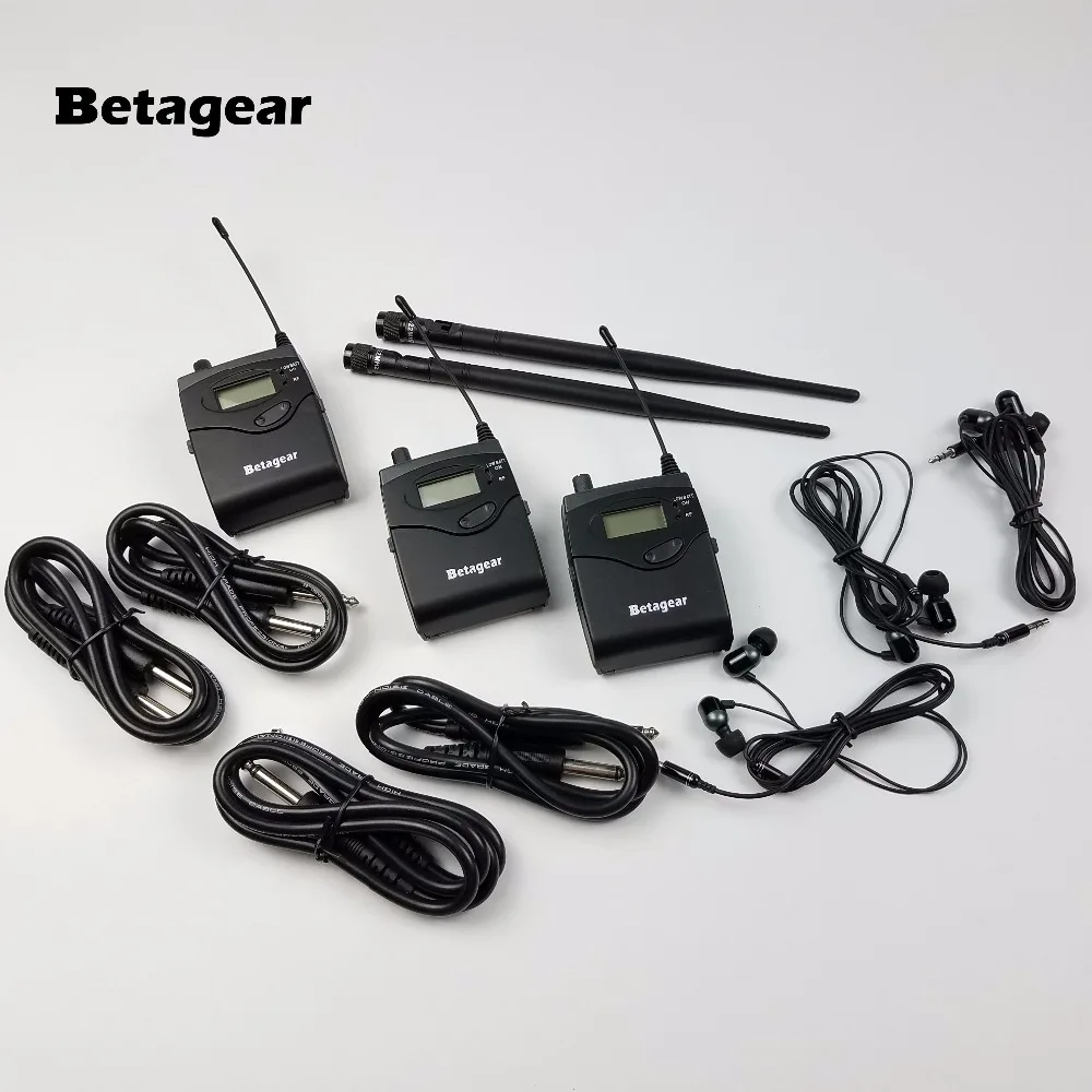 Фото Betagear SR2050 IEM In Ear Monitor System Stage Monitoring 3 ресивера Профессиональная звуковая система Pro Betagear SR2050 IEM In Ear Monitor System Stage Monitoring 3 ресивера Профессиональная звуковая система Pro
