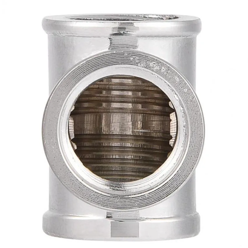 GKD G1/4 ''cube акриловый латунный 3 сторонний адаптер для компьютерной системы