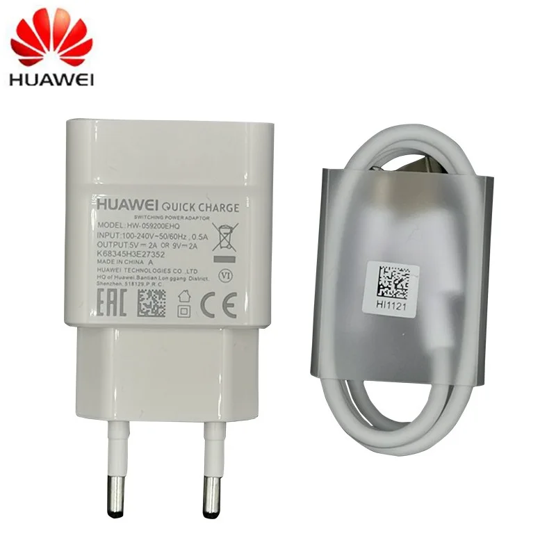 Huawei 9V2A EU зарядное устройство QC 2,0 Быстрая Зарядка адаптер USB Type-c для nova3 3i 4 honor 9 8x p7 p8 p9 p10 p20 lite mate 7 8 9
