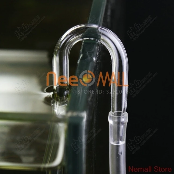 Chihiros 5 шт. стеклянный u-образный соединитель для 4 мм аквариума CO2 труба воздушный насос трубка с использованием в аквариуме для рыбных растений